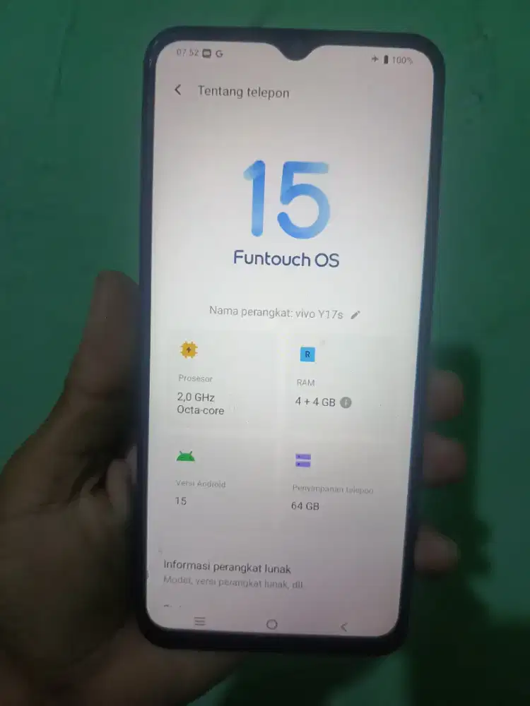 Vivo Y27s Ram 8/128 Batangan aja