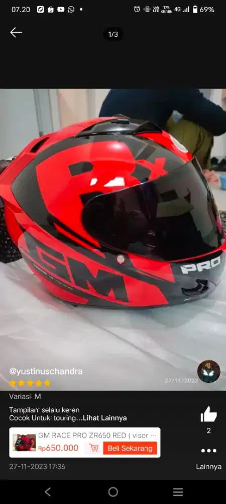 Helm GM FULL FACE