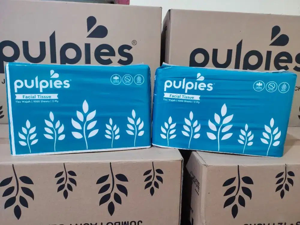 Tissue Wajah Pulpies 1000's sheet