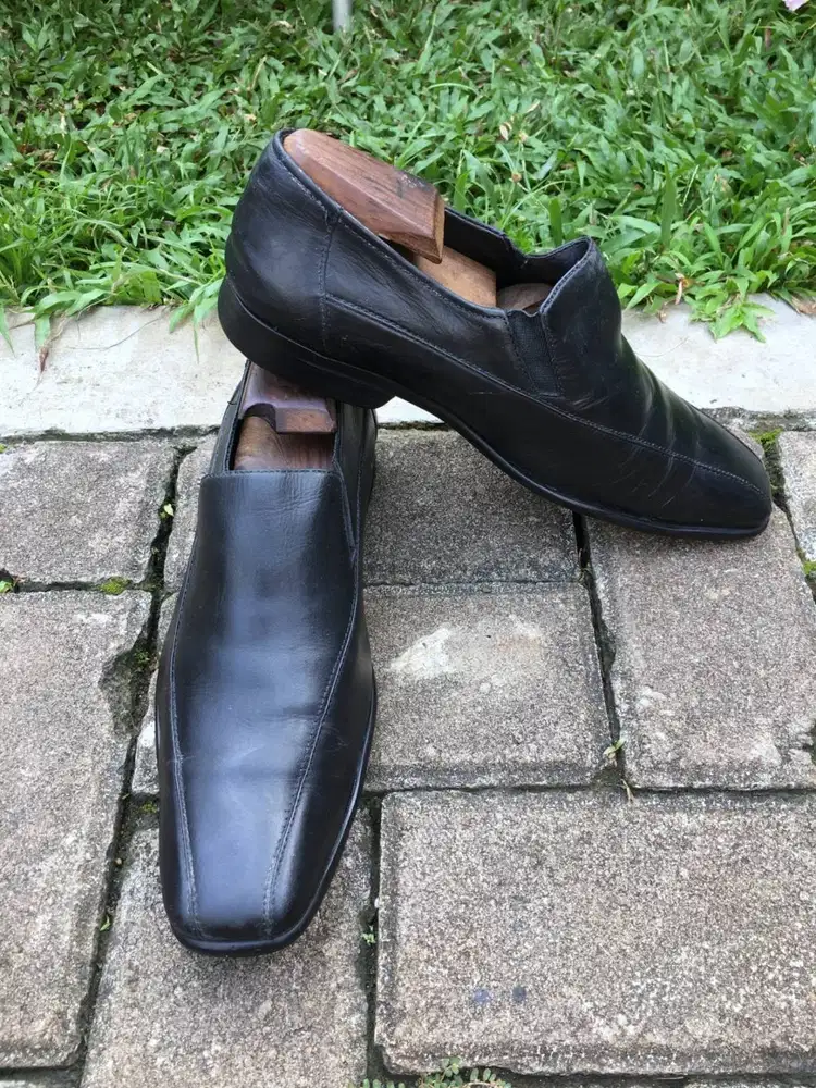 Hush Puppies Loafer Kulit Hitam Size 40 Jual Cepet