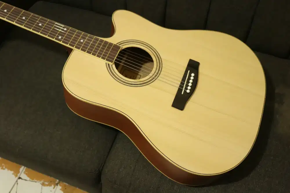 Gitar akustik jumbo baru siap antar cod bayar di tempat