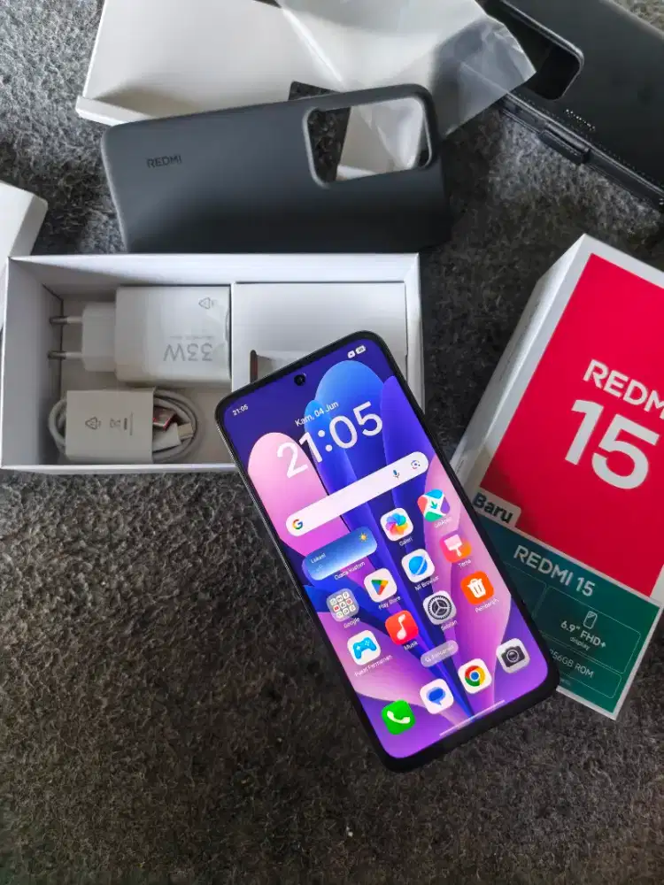 Xiaomi redmi 15 8/256 baru satu minggu
