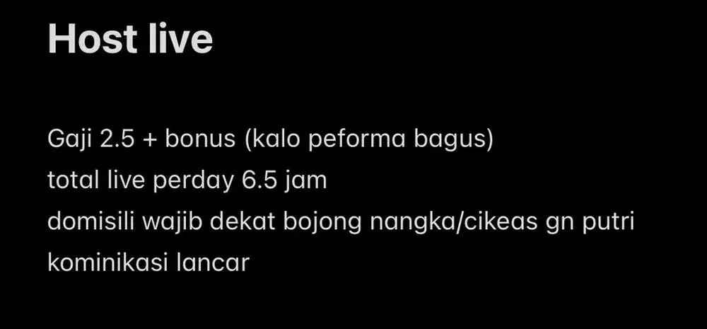 Loker host live