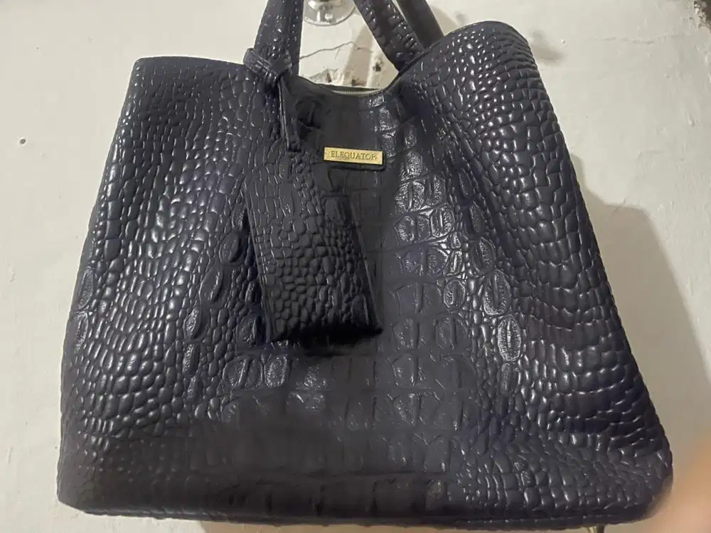 Tas kulit elequator ( bagussss )