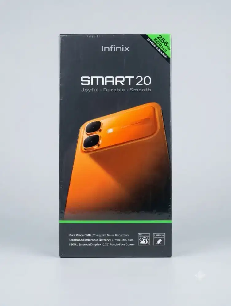 Infinix smart 20 ram 8gb (4+4) memori 256gb open box resmi termurah