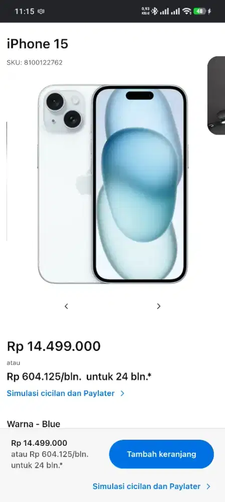 SHOPEEPAYLATER IBOX IPHONE 15