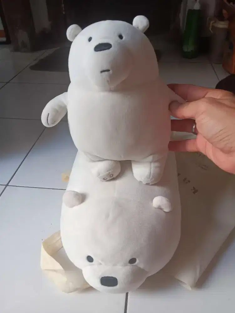 Boneka Beruang Putih Miniso Borongan