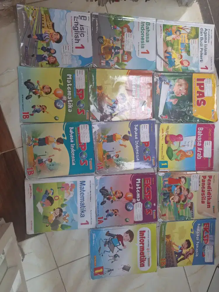 14 Buku bekas kelas 1