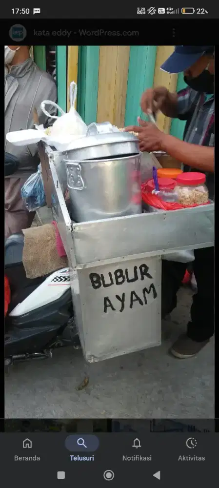 Lowongan kerja jualan bubur ayam gerobak motor