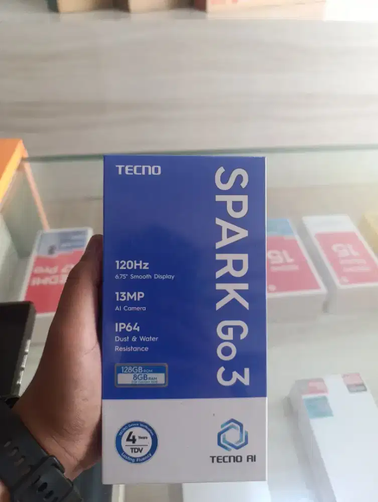 TECNO SPARK GO3 RAM 4/128 promo+bonus cash&credit garansi resmi