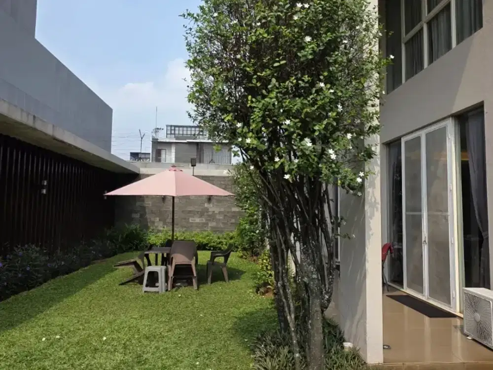 Jual Rumah PHG Nuansa Villa 7 Kamar Tidur Ada Pavilion