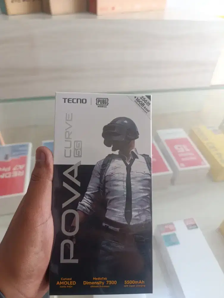 TECNO POVA CURVE RAM 8/256 promo+bonus cash&credit garansi resmi