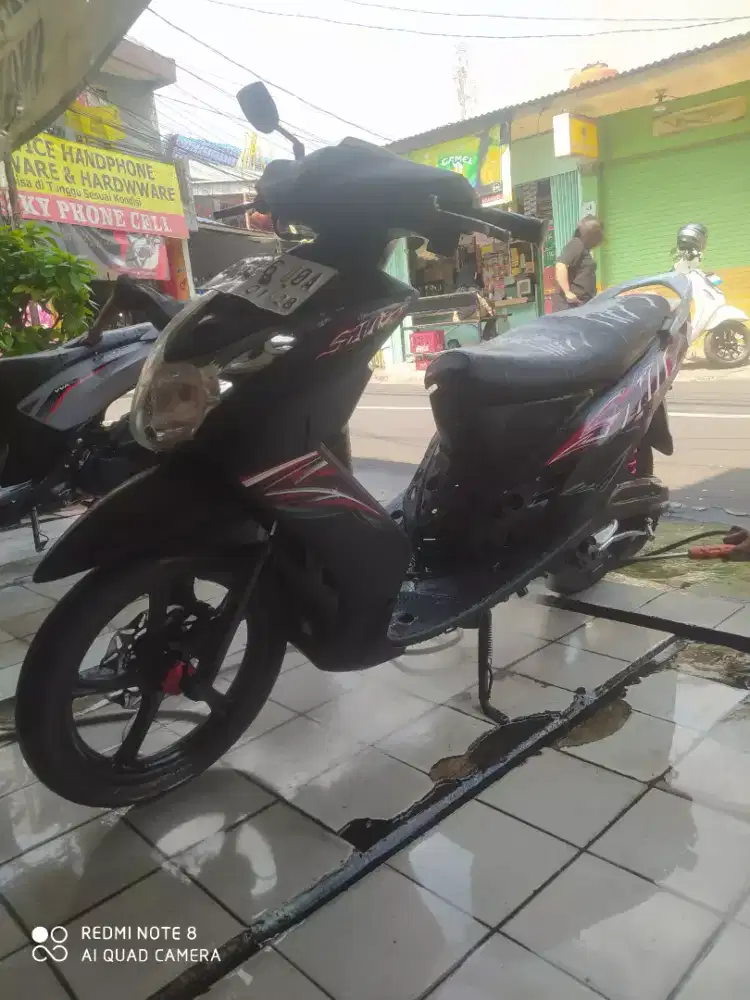YAMAHA MIO SOUL 2010 WARNA HITAM DOP SURAT KOMPLIT