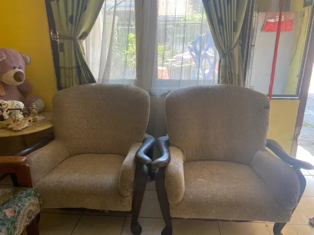 Kursi Sofa Single 2 Unit Minimalis