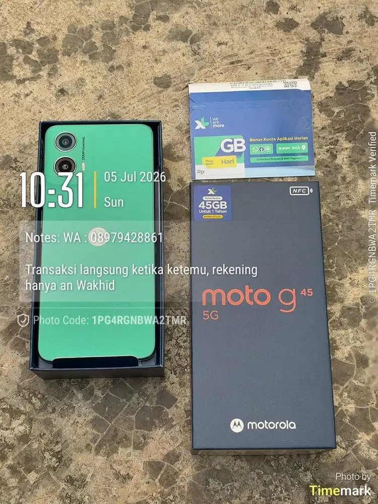 Preloved Motorola Moto G45 (5G) 8/256GB  / hp second bekas kota bogor