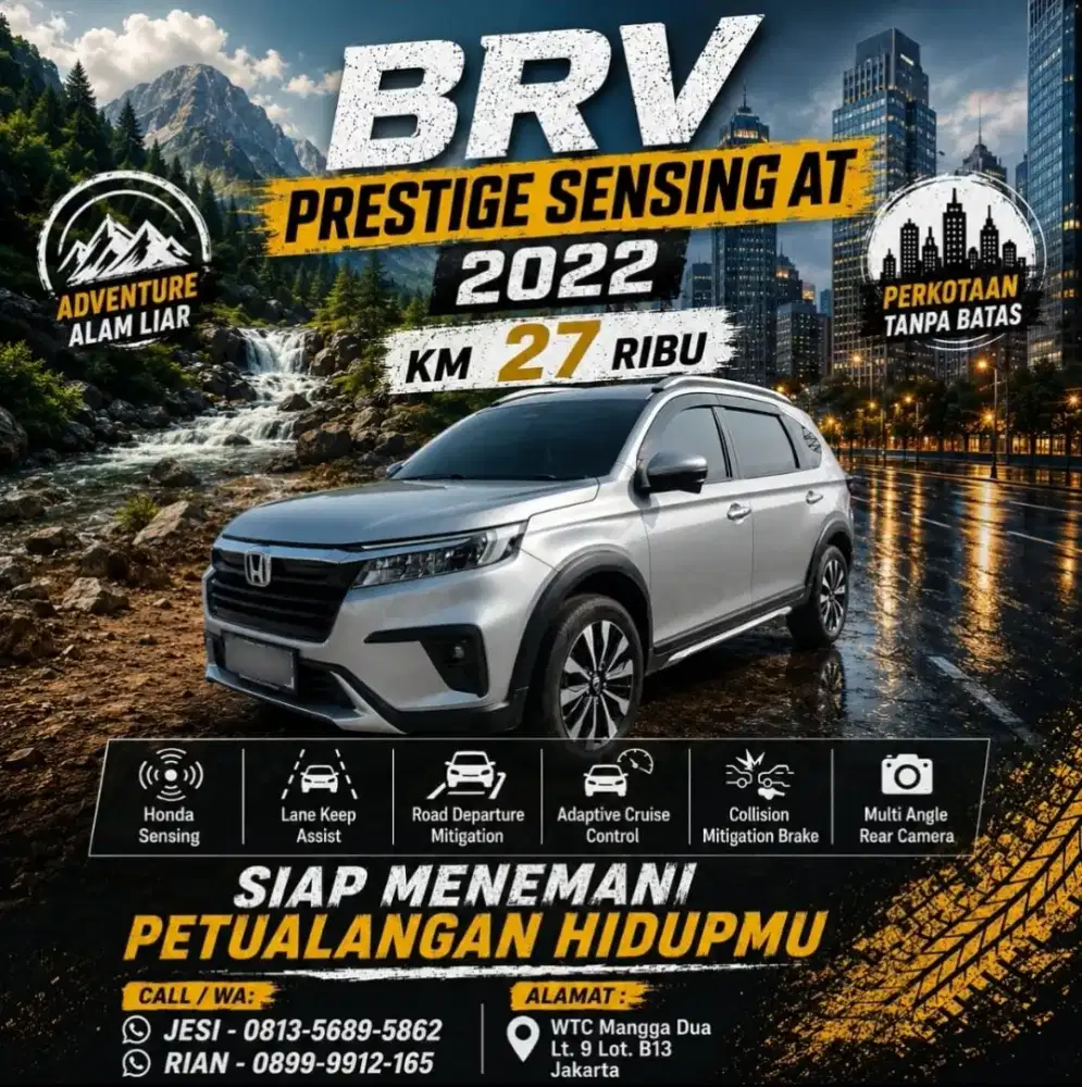 HONDA BRV PRESTIGE 2022 SENSING A/T