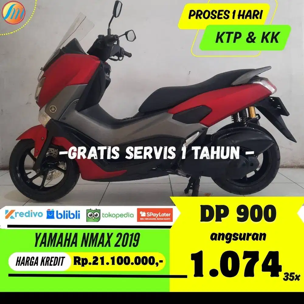JUAL CEPAT YAMAHA NMAX 2019 CASH KREDIT SEKEN BERGARANSI PAJAK PANJANG