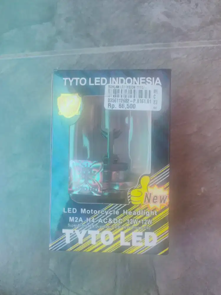 Lampu LED Motor TYTO M2A H4 AC/DC 12W+12W Original
