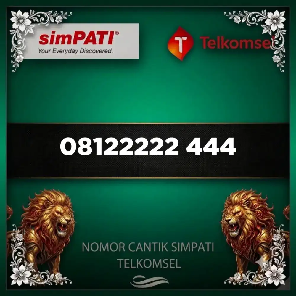 Nomor cantik simpati Telkomsel super