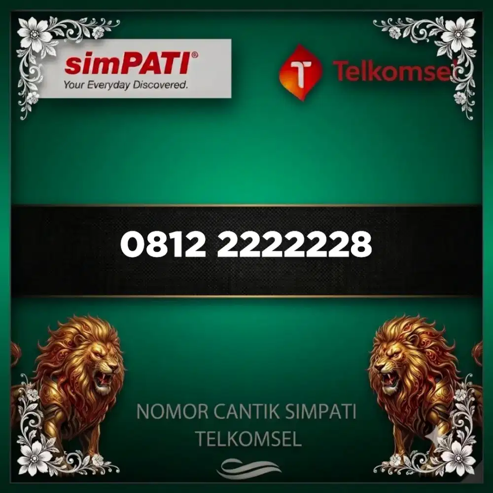 Nomor cantik simpati Telkomsel super