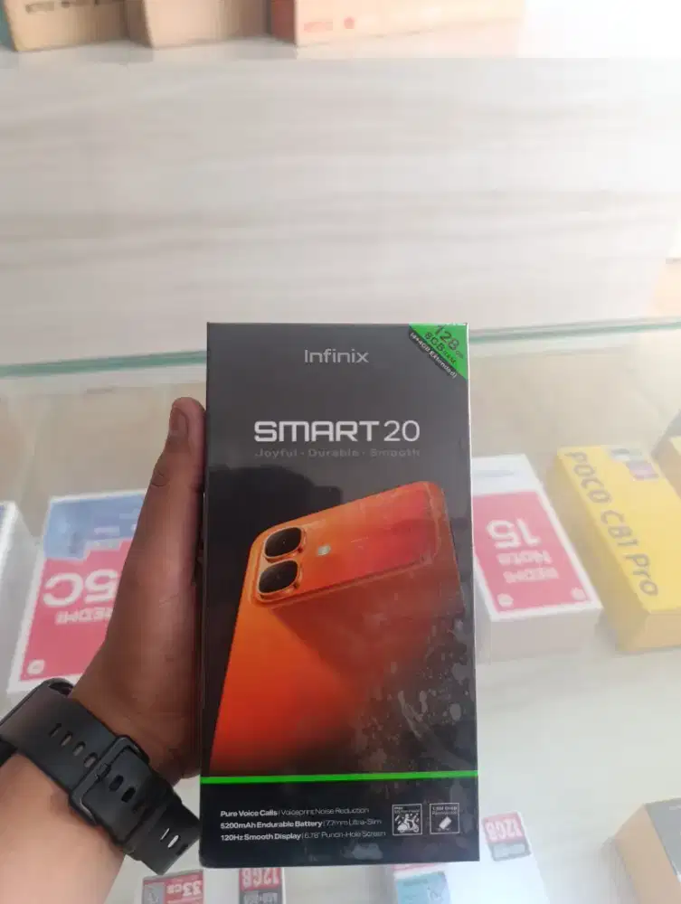 Infinix smart 20 RAM 4/128 promo+bonus cash&credit garansi resmi