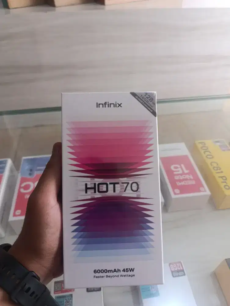 Infinix hot 70 RAM 8/128 Promo+bonus cash& credit garansi resmi