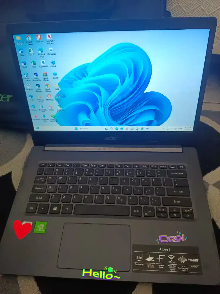 LAPTOP ACER ASPIRE 5 CORE I5 LENGKAP