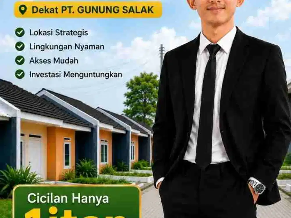 Rumah Subsidi Terasa cluster Dekat PT. Gunung Salak