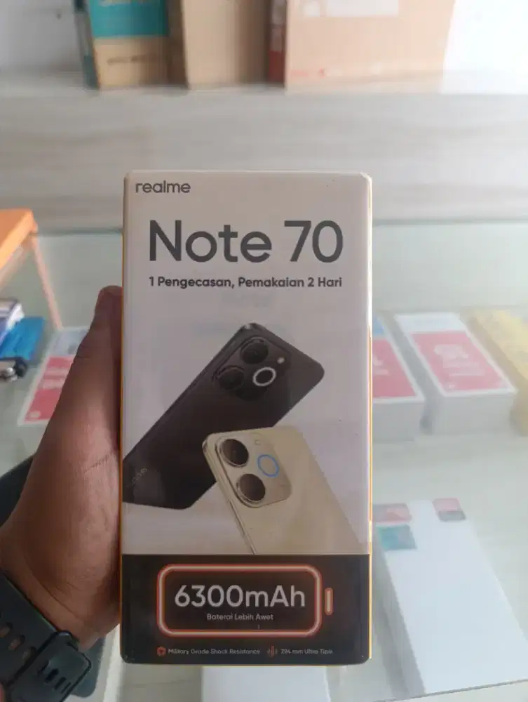 Realme note 70 RAM 4/64 Promo+bonus cash& credit garansi resmi