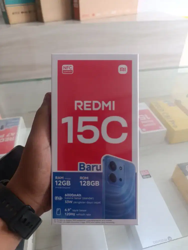 REDMI 15C RAM 6/128 promo+bonus cash&credit garansi resmi