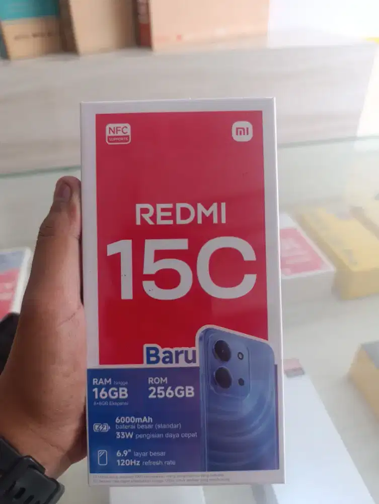 REDMI 15C RAM 8/256 Promo+bonus cash& credit garansi resmi