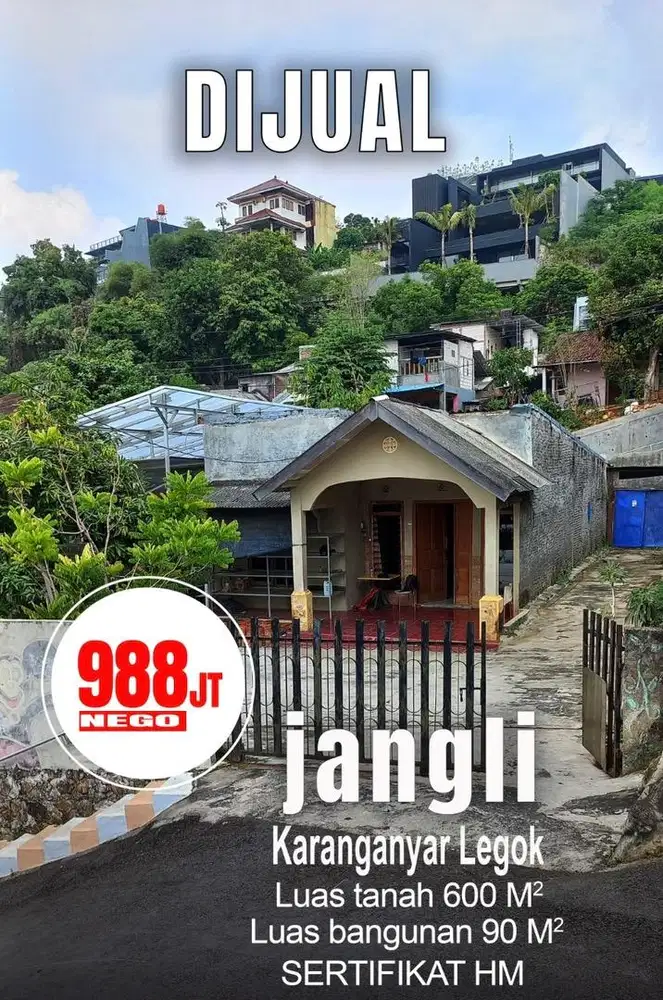 Rumah jangli jatingaleh belakang SPBU Dr wahidin