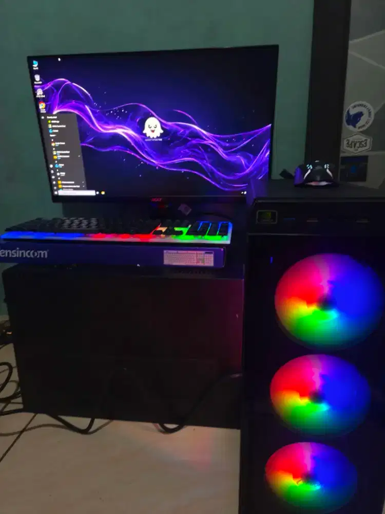 PC siap pakai buat streaming dan gaming