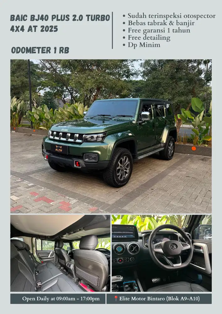 BAIC BJ40 Plus 2.0 Turbo 4x4 AT 2025