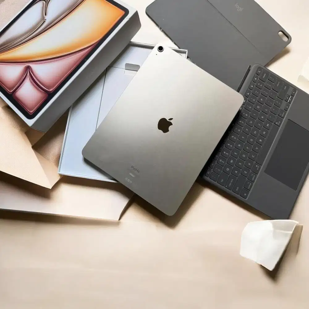 ipad Air M2 13inch 256gb BH95% iBox mulus Free keyboard