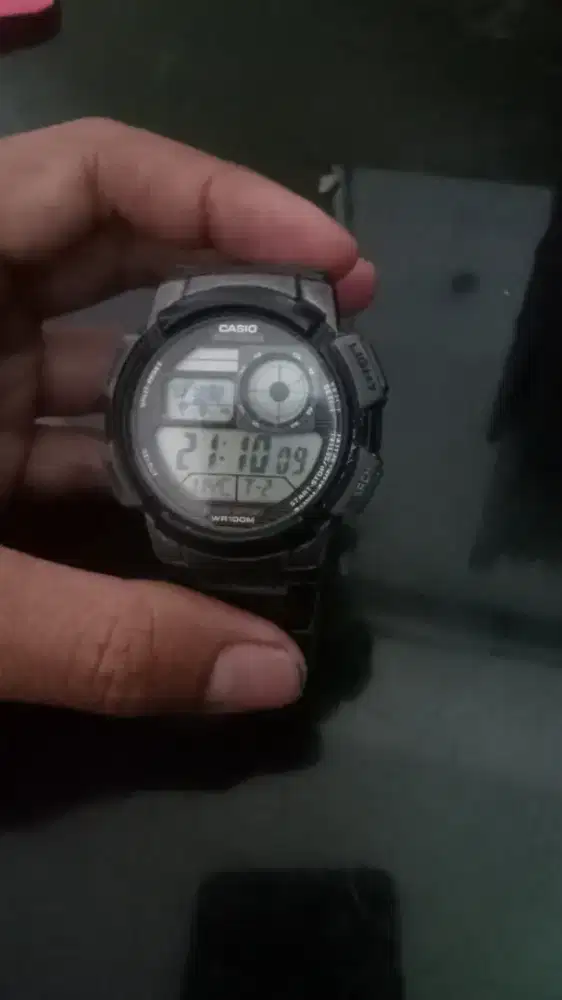 Casio AE1000 W Original warna hitam
