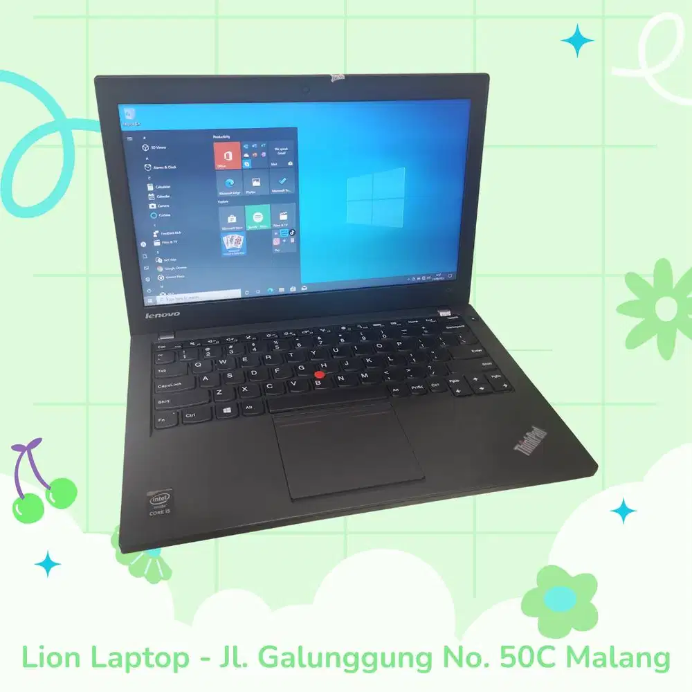 RAM 8GB SSD 256GB Core i5 Murah Lenovo Thinkpad X240 [05|07]