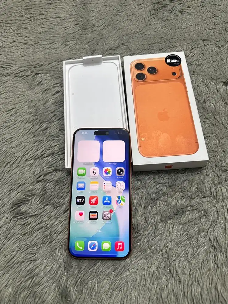 Iphone 17 Pro Max 256gb Orange IBOX Garansi On Juni 2027