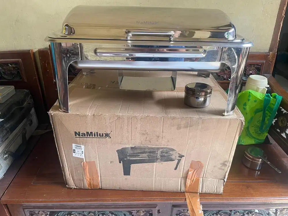 Namilux Chafing dish tutup hidrolix 9 liter like new
