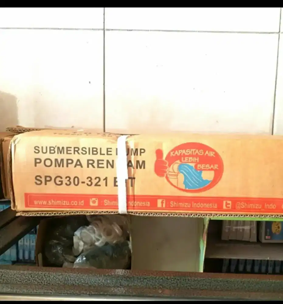 POMPA SATELIT SHIMIZU SPG30-321 BIT 1HP 3 INCH (KAPASITOR DALAM) -