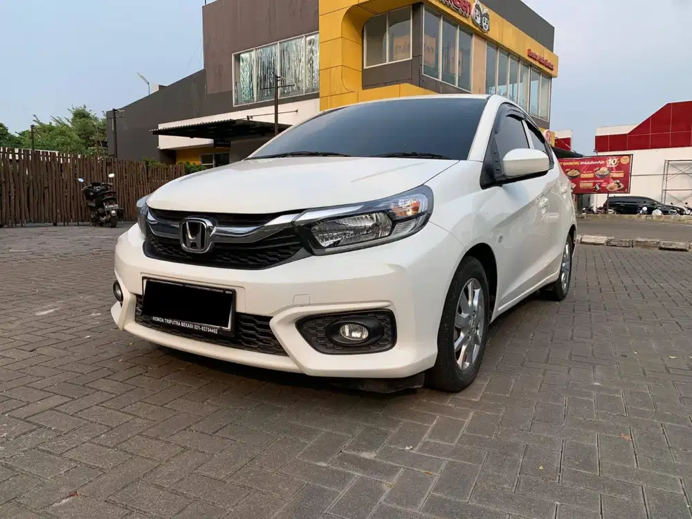 [ LOW KM ] HONDA BRIO E CVT AT MATIC 2020 PUTIH