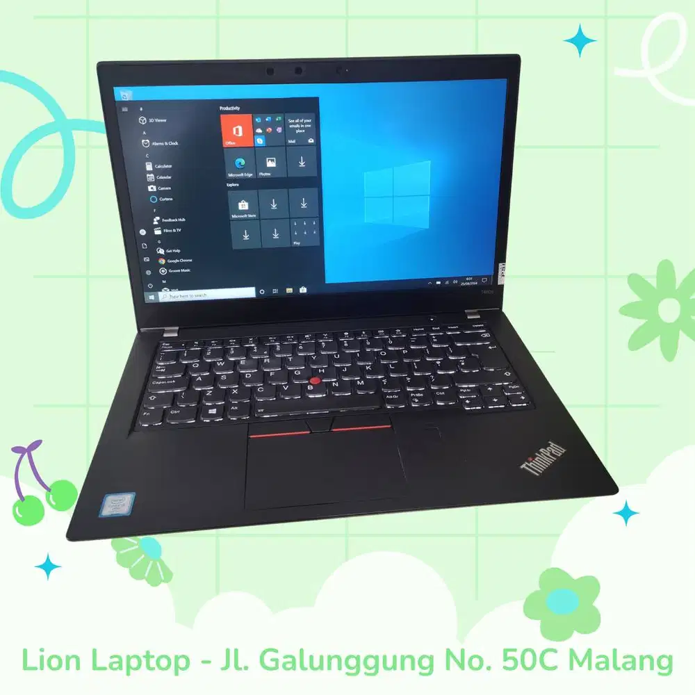 RAM 8GB Core i5 gen 8 Lenovo Thinkpad T480s SLIM [05|07]
