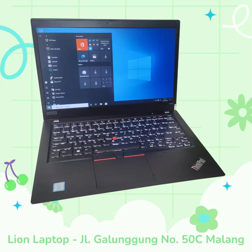 RAM 16GB SSD 256GB Core i5 Slim Lenovo Thinkpad T490s [05|07]