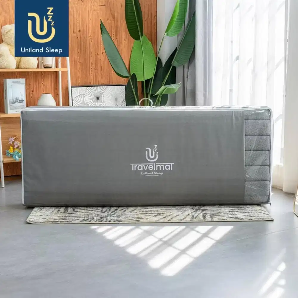 Uniland Sleep Kasur Lipat 160x200 - Travel Bed Mattress Bonus Tas