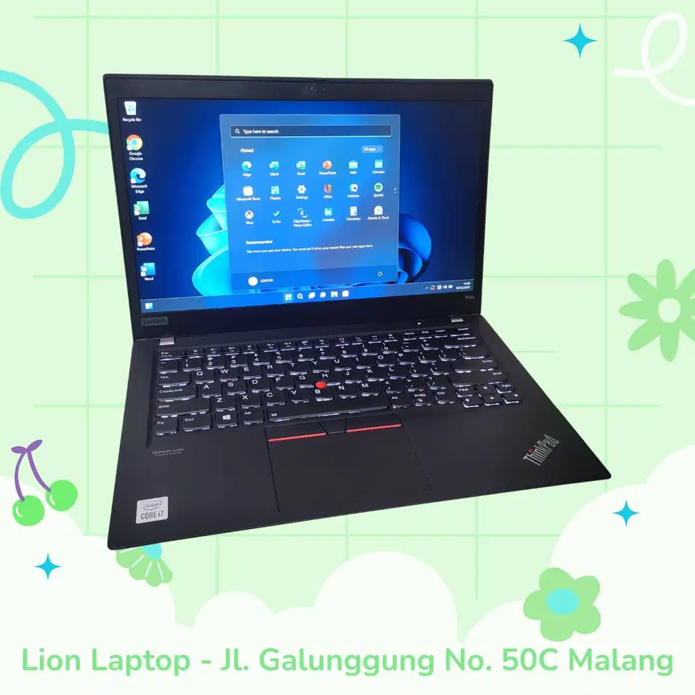RAM 16GB Core i7 Gen 10 Slim SSD 256GB Lenovo Thinkpad T14S [05|07]