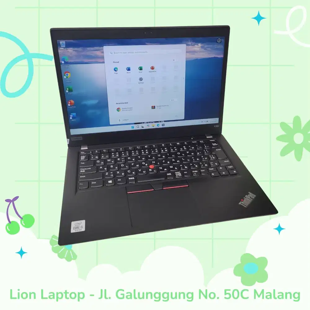 i5 GEN 10 Murah RAM 8GB Lenovo Thinkpad X390 [05|07]