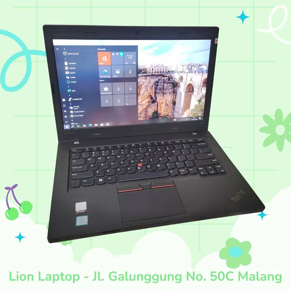 RAM 8GB Core i5 SSD Murah Lenovo Thinkpad L470 [05|07]