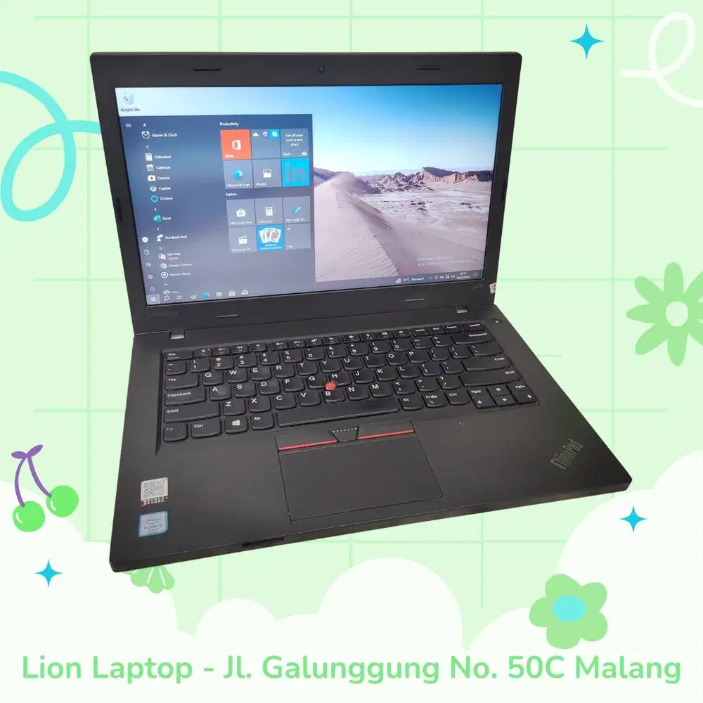 Double VGA Core i5 RAM 8 SSD Lenovo Thinkpad L470 [05|07]