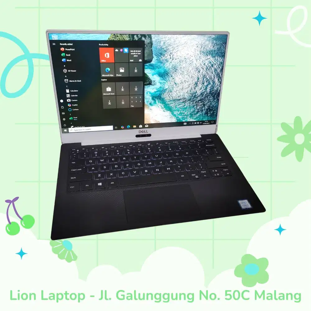 Slim & Ringan Core i5 RAM 8 SSD 256 DELL XPS 13 9370 [05|07]