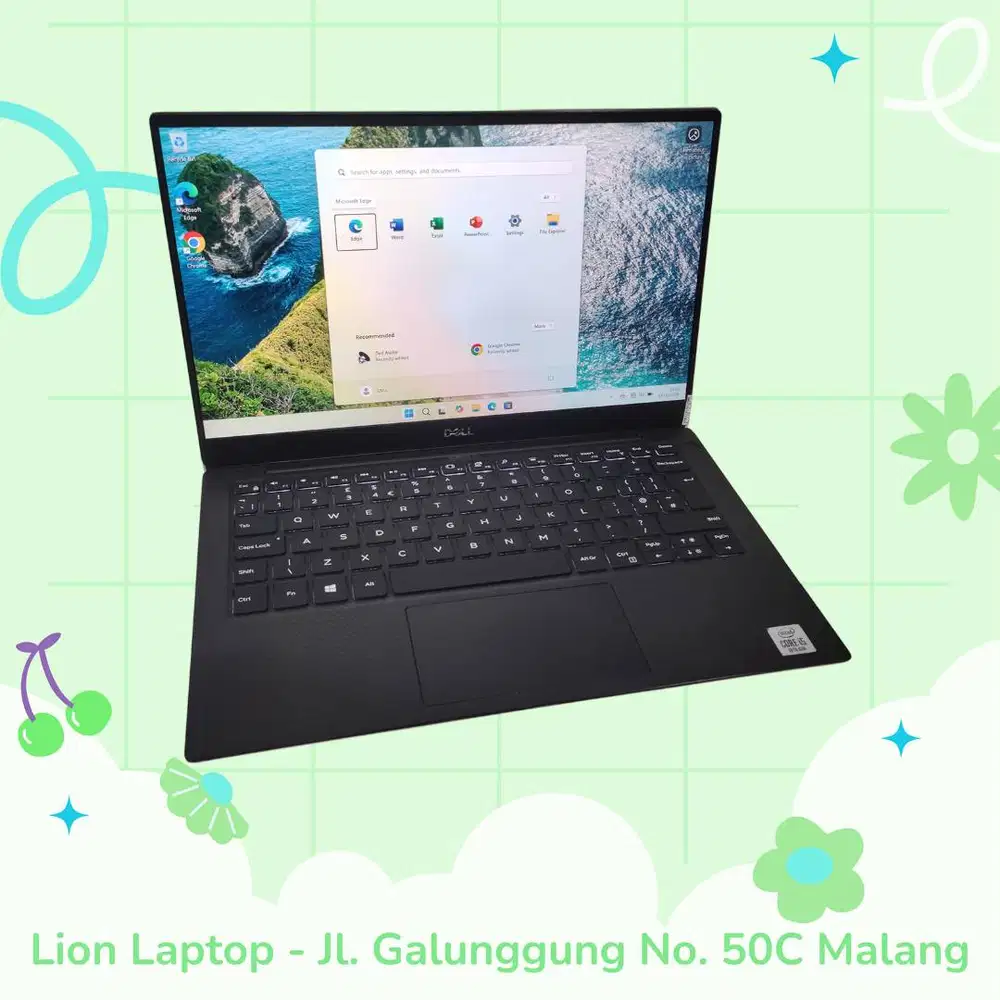 Slim & Ringan Core i5 gen 10 RAM 8 SSD 256 DELL XPS 13 7390 [05|07]